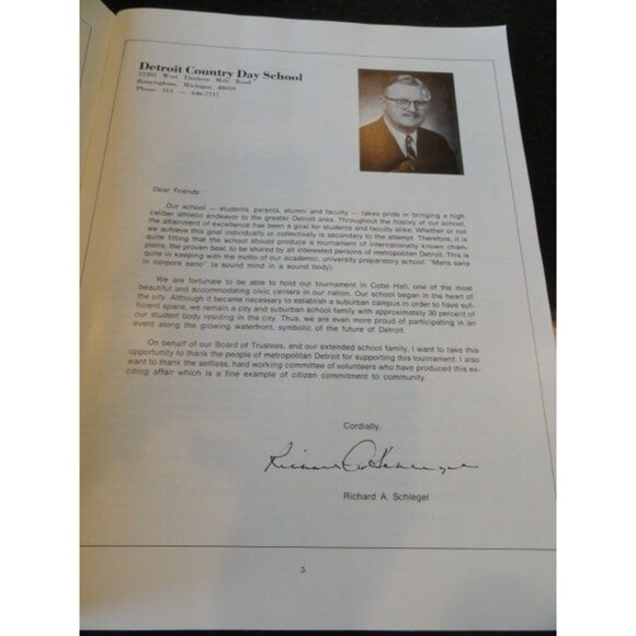 Vintage ’75 Bobby Riggs Signed Autographed GRAND MASTERS’ Tennis Program Detroit - Picture 7 of 10